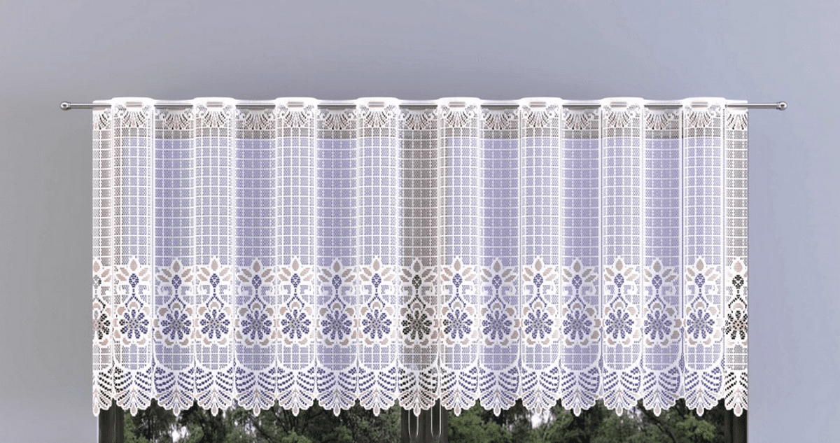 Dekorační metrážová vitrážová záclona INNES krémová výška 70 cm MyBestHome