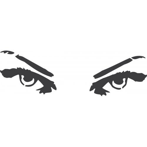 Oči - plastová šablona 14,5x14,5 cm