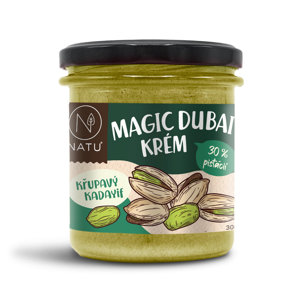 NATU Pistáciový krém Magic Dubai 300g