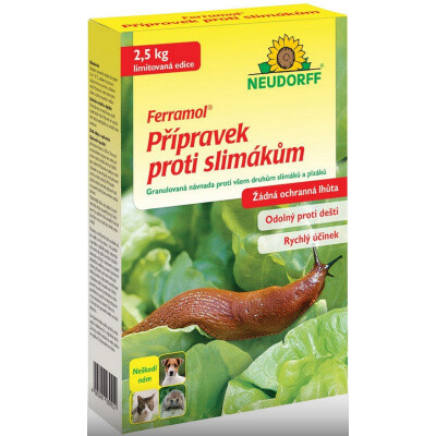 Ferramol přípravek proti slimákům, 2,5 kg