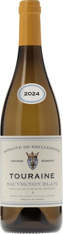 Sauvignon Blanc Grande Réserve 2024, Domaine de Brillemonts, Touraine, Loira
