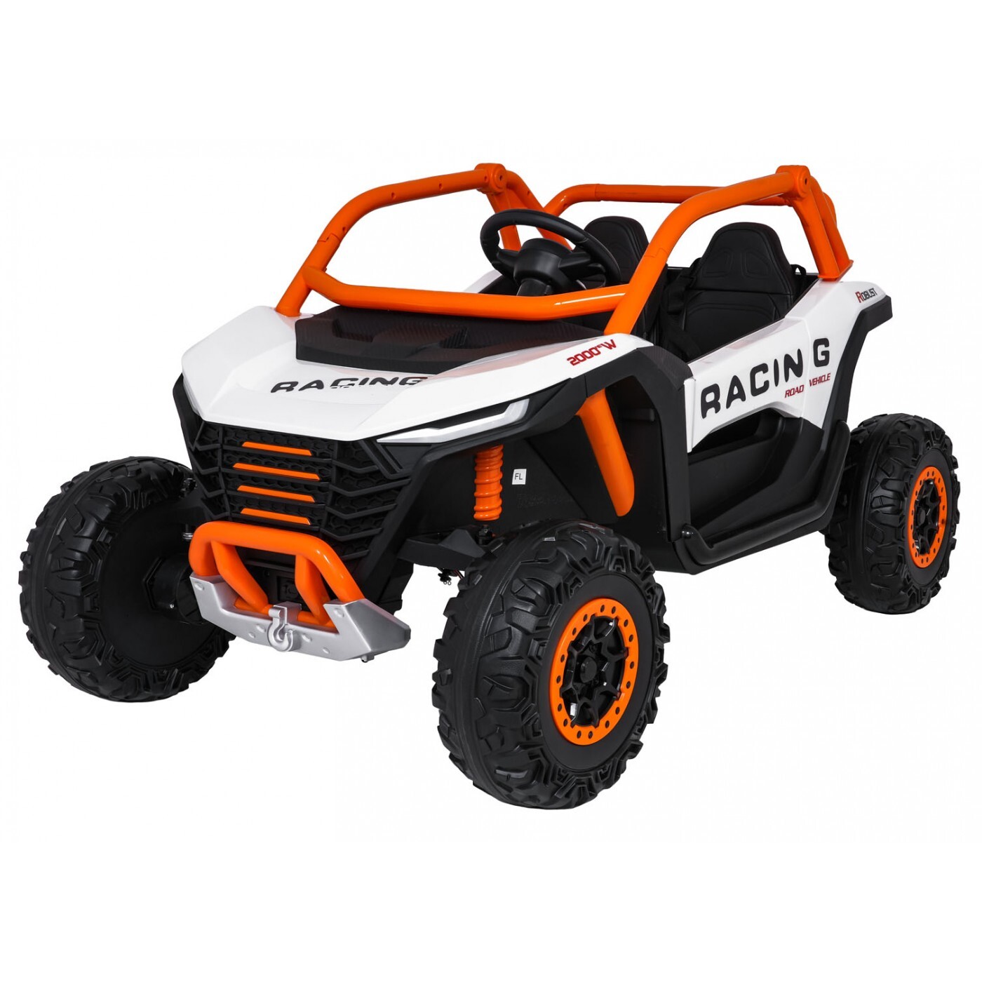 mamido Elektrické autíčko RACING Road 2000 4x120W 24V bílé