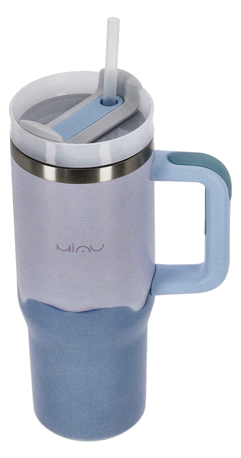MIAU Termohrnek s brčkem 0,88L - Modrá