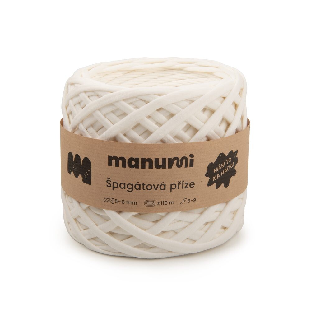 Manumi špagátová příze krémová - 1 ks