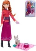 Mattel Frozen Anna s s vlčetem a doplňky