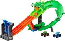 Mattel Hot Wheels Monster Trucks dráha dračí zkáza JFR06