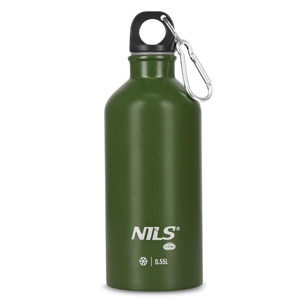 Nerezová turistická láhev NILS Camp NC3801 zelená 500 ml