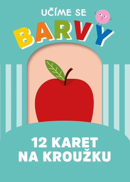 Učíme se barvy: 12 karet na kroužku
