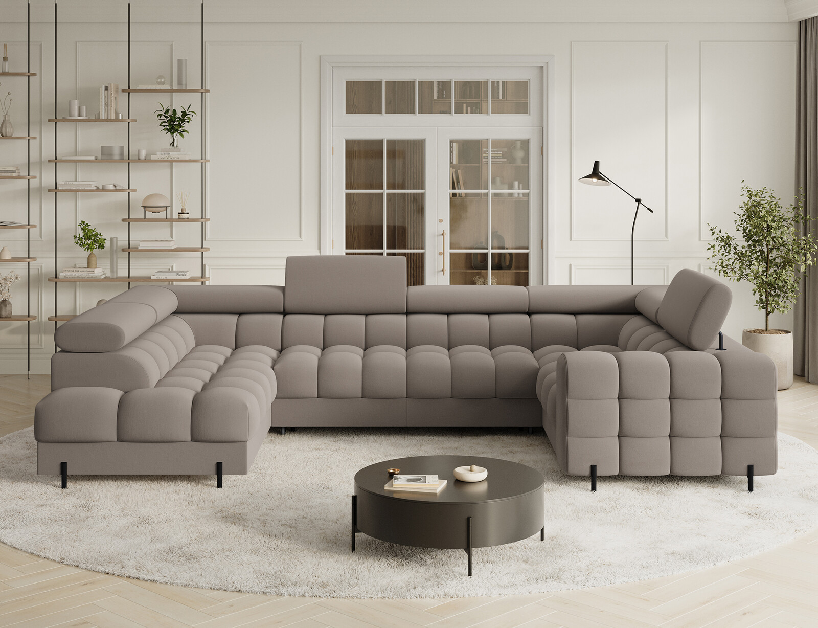 Sedací souprava Fectory Provedení: Levá U, látka: Sola 18