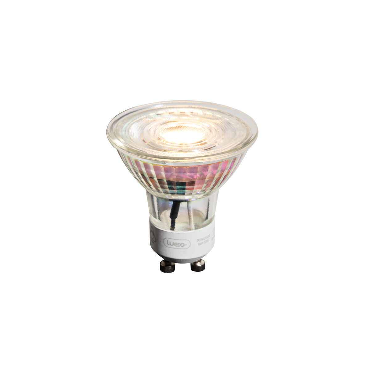 GU10 50mm stmívatelná LED žárovka čirá 4,9W 450 lm 2700K