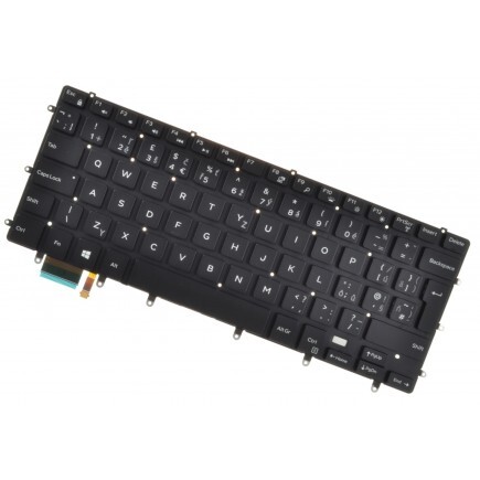 Dell XPS 15 9570 klávesnice na notebook CZ/SK černá, podsvícená