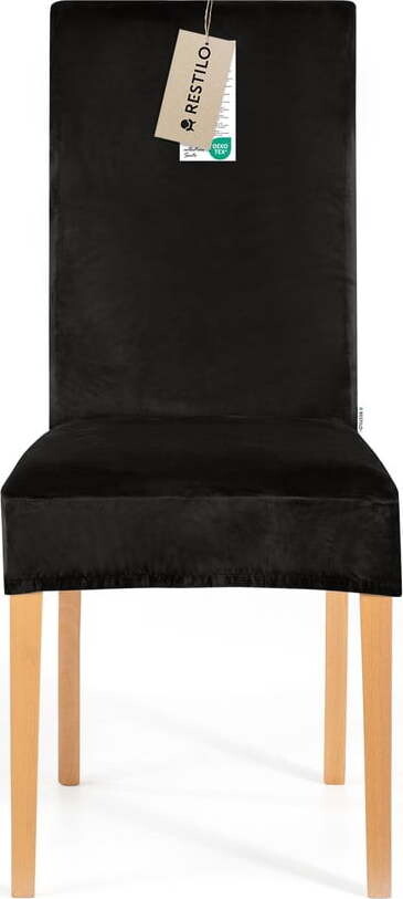 Černý napínací potah na židli 48 cm Sento – Restilo