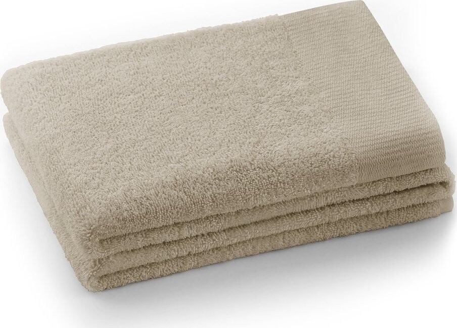 Béžový froté bavlněný ručník 30x50 cm Amari – Restilo