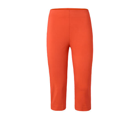 Tchibo - 3/4 strečové kalhoty - pro ženy - vel. 36 - barva: oranžová
