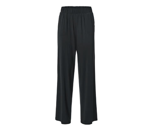 Tchibo - Kalhoty s širokými nohavicemi - pro ženy - vel. S 36/38 - barva: černá