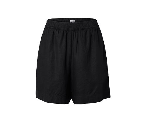 Tchibo - Lněné šortky - pro ženy - vel. 36 - barva: černá