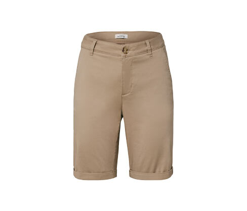 Tchibo - Šortky chino - pro ženy - vel. 36 - barva: béžová