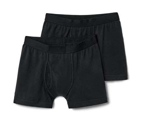 Tchibo - Boxerky s rozparkem - pro muže - vel. M/5 - barva: černá