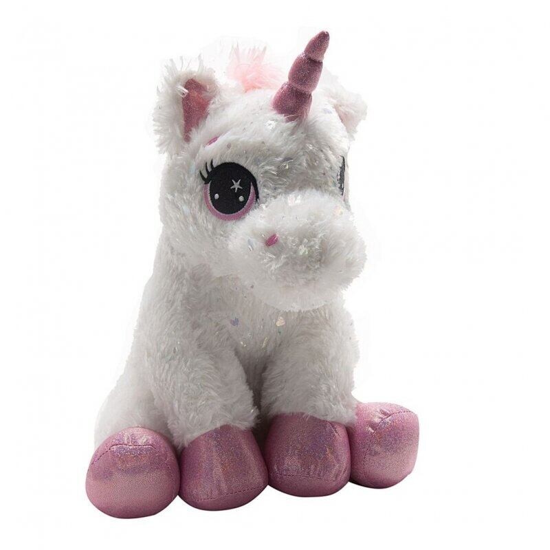 InnoGIO Plyšová hračka UNICORN bílý 60 cm