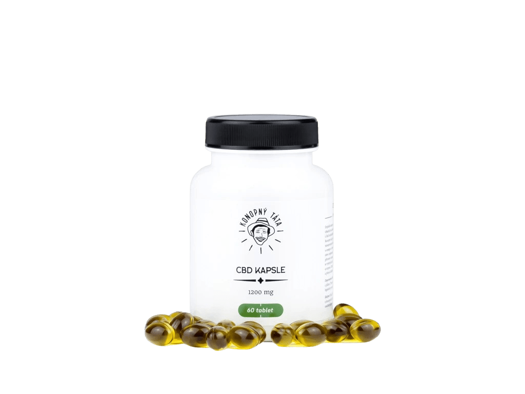 KONOPNÝ TÁTA CBD kapsle 1200mg CBD 60 tablet