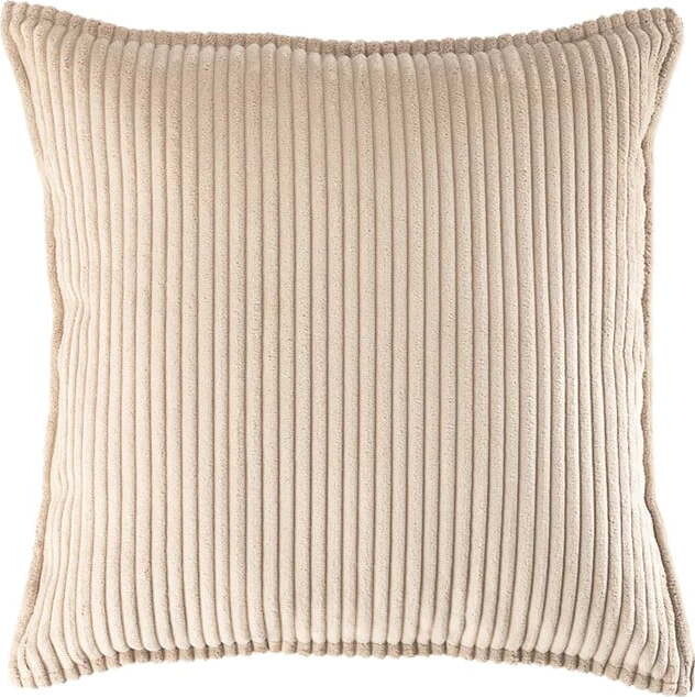 Světle hnědý manšestrový dětský pohovkový polštář Block – Wigiwama