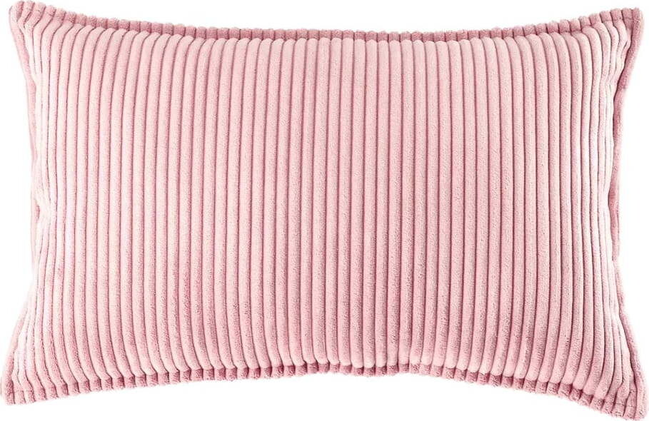 Růžový manšestrový dětský pohovkový polštář Bolster – Wigiwama