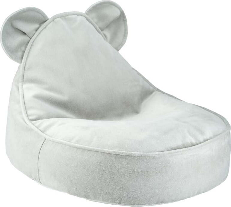 Sametový dětský sedací vak v mentolové barvě Bear – Wigiwama