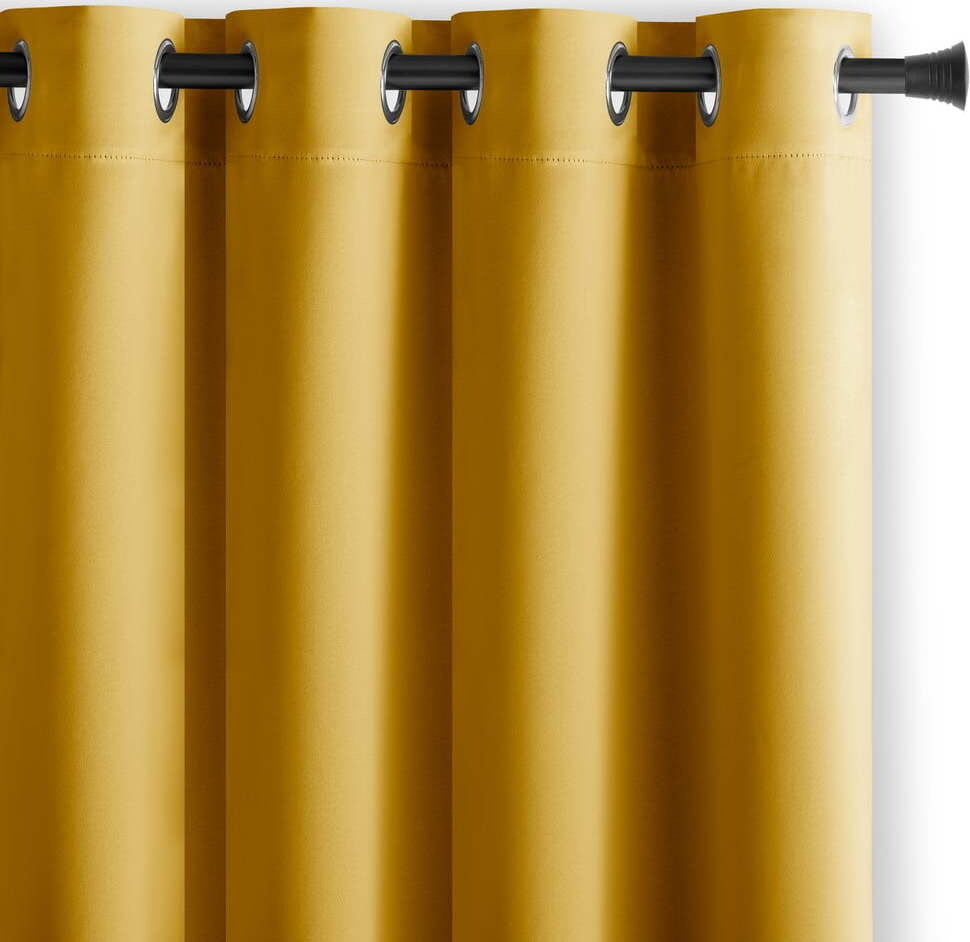 Žlutý zatemňovací závěs 140x175 cm Eyelets – Restilo
