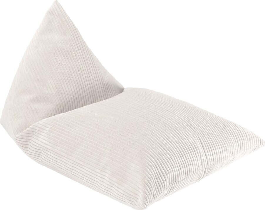 Krémový manšestrový dětský sedací vak Big Lounger – Wigiwama