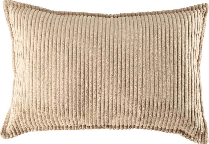 Světle hnědý manšestrový dětský pohovkový polštář Bolster – Wigiwama