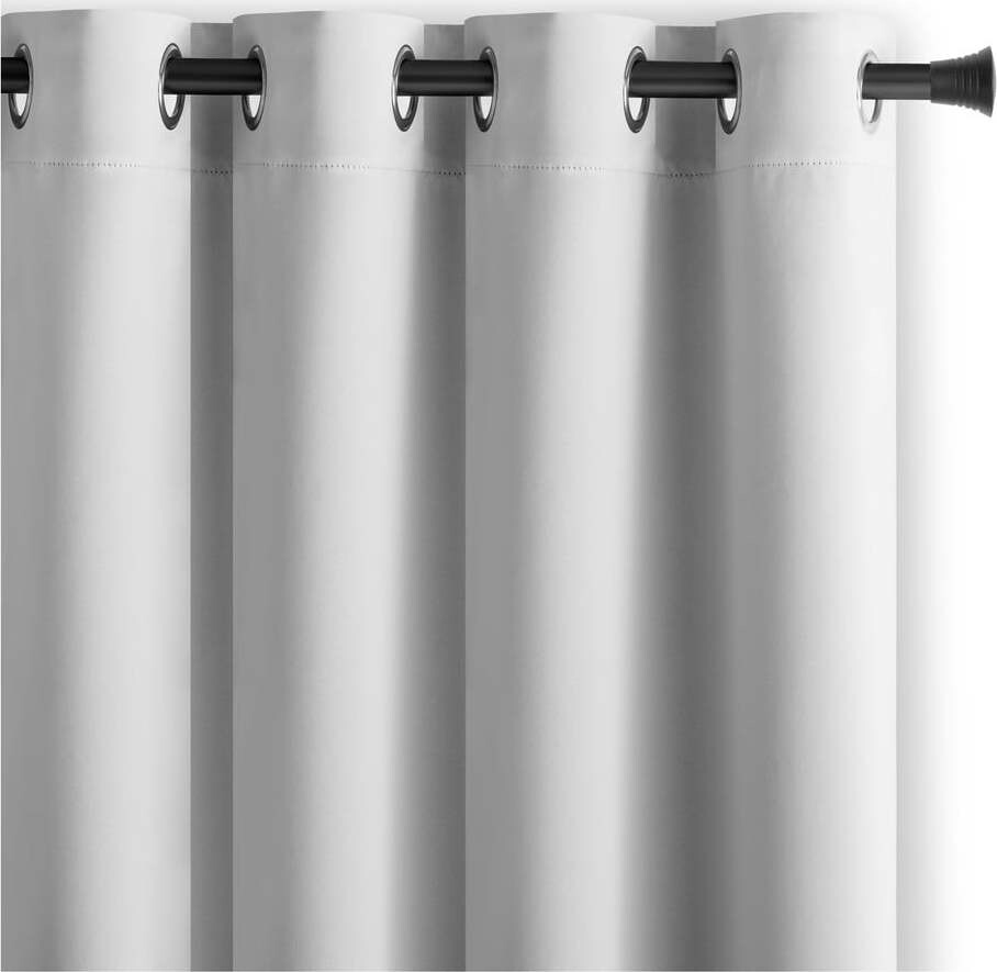 Bílý zatemňovací závěs 140x175 cm Eyelets – Restilo