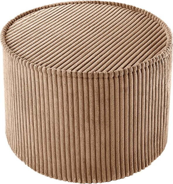 Hnědý manšestrový dětský puf – Wigiwama