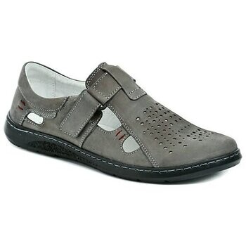 Mateos  674 šedé pánské mokasíny  Šedá