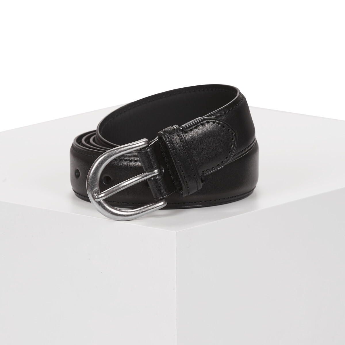 Polo Ralph Lauren  ROUND BUCKLE BELT  Černá