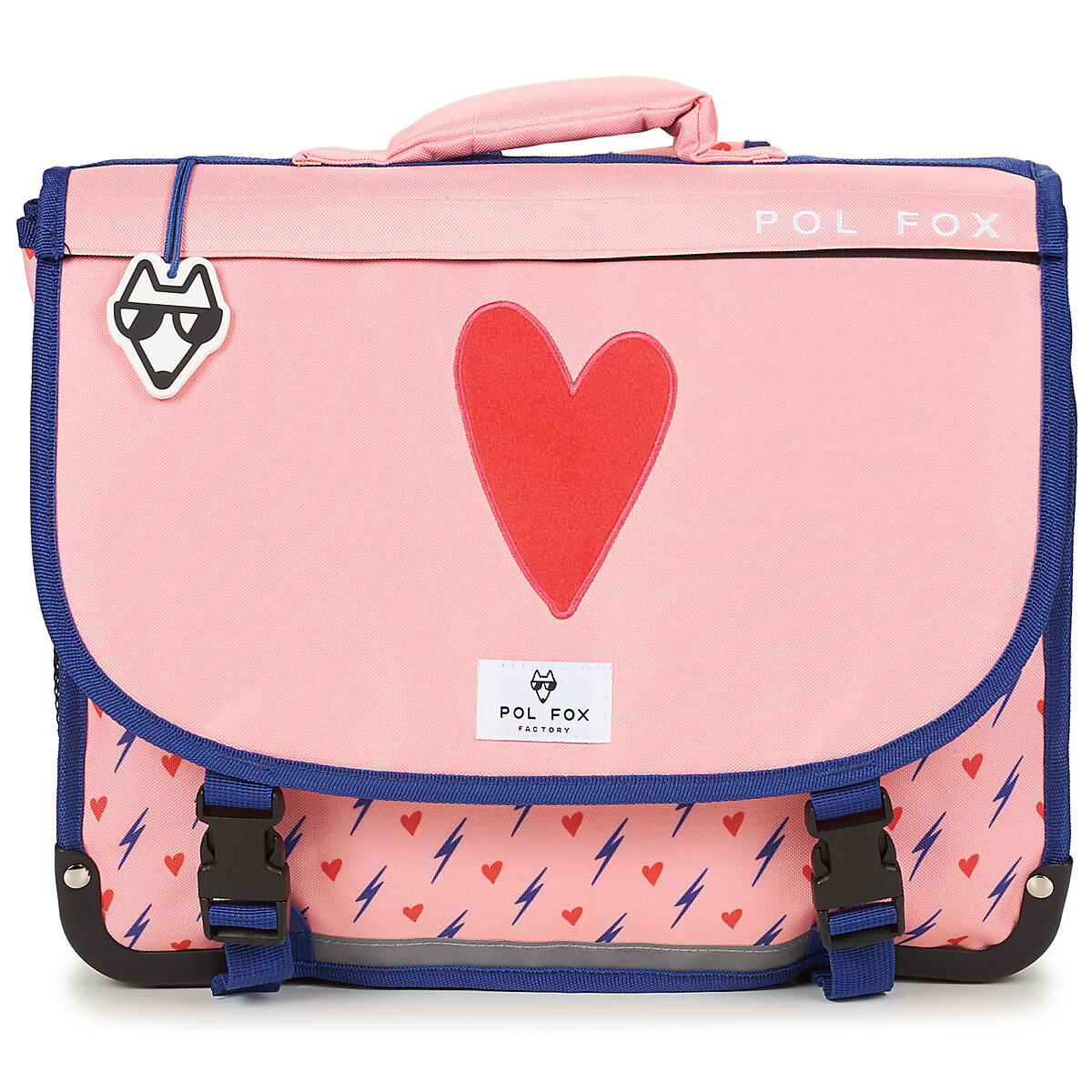 Pol Fox  CARTABLE HEART 38 CM  Růžová