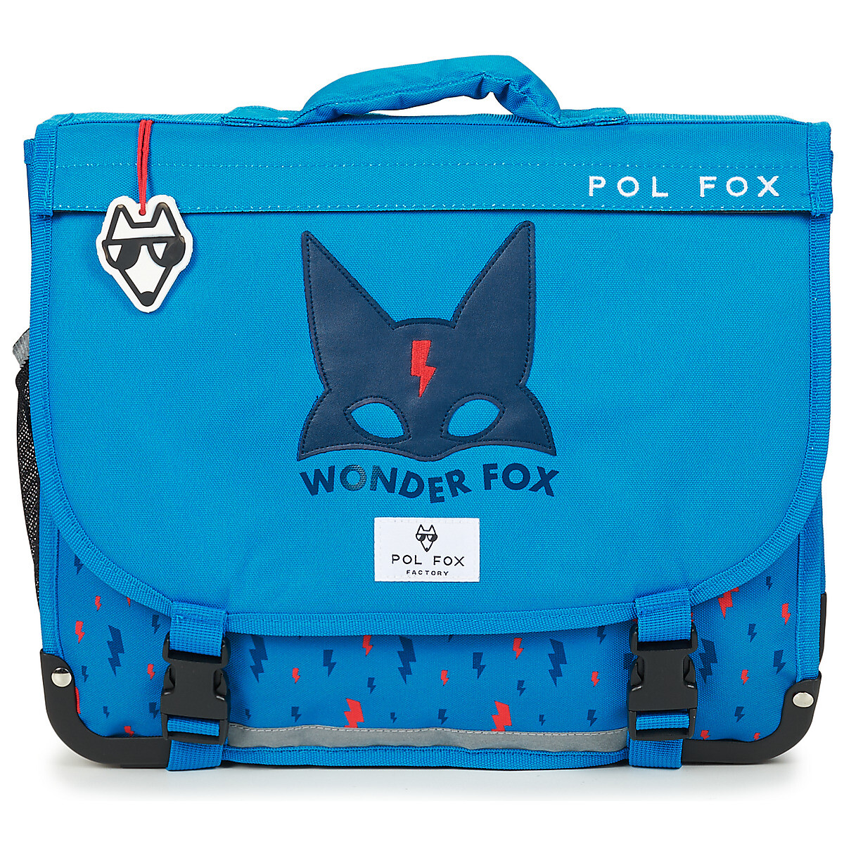 Pol Fox  CARTABLE WONDER FOX BLUE 38 CM  Modrá