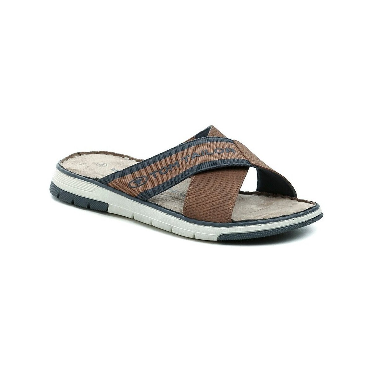 Tom Tailor  7480210004 hnědé pánské nazouváky  Hnědá