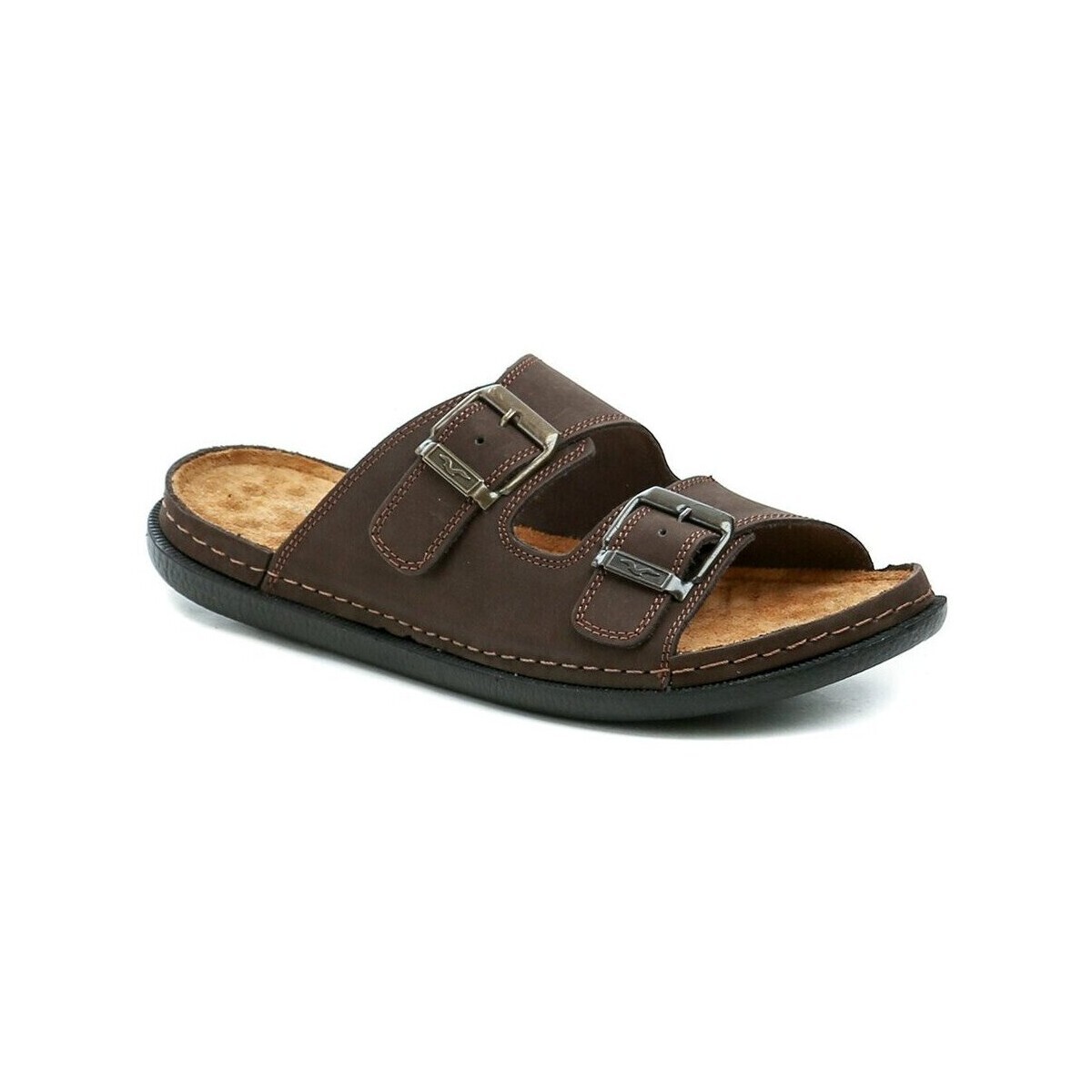 T. Sokolski  T.Sokolski L25-419 tmavě hnědé pánské nazouváky  Hnědá