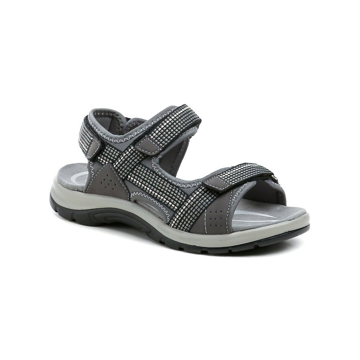 Scandi  251-2190-C1 šedé sandály  Šedá