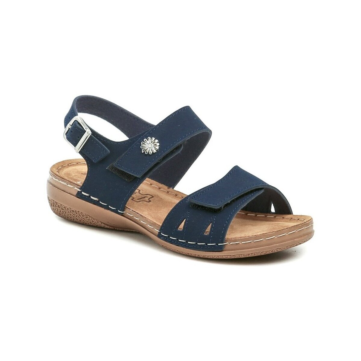 Scandi  250-2024-D1 navy dámské sandály  Modrá