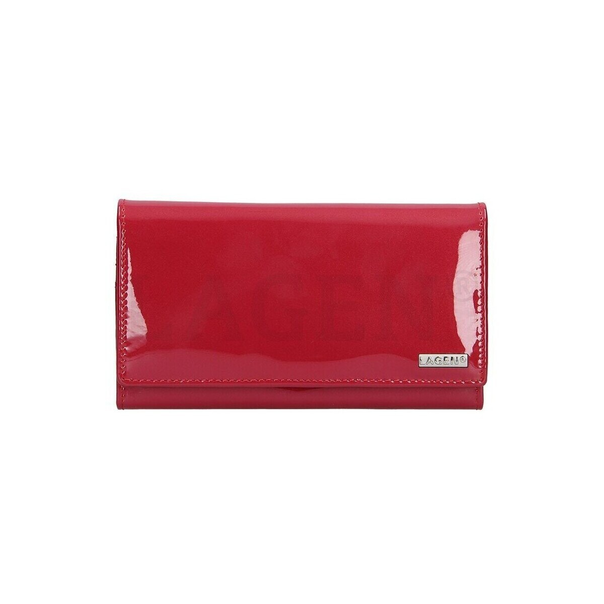 Lagen  50042 červená dámská kožená peněženka  Červená
