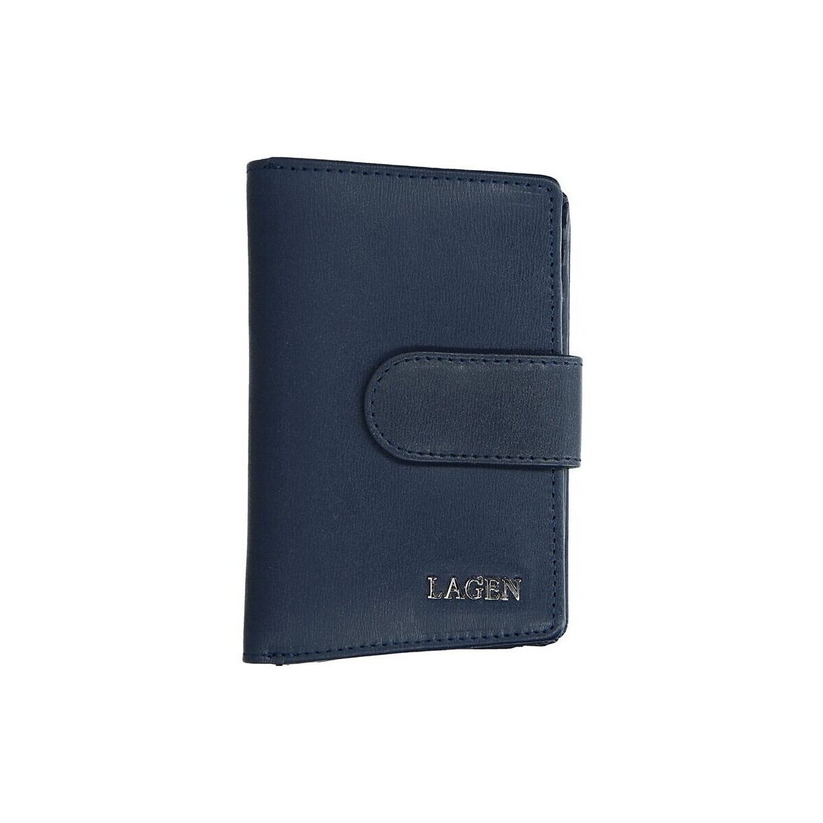 Lagen  50313 tmavě modrá dámská kožená peněženka  Modrá