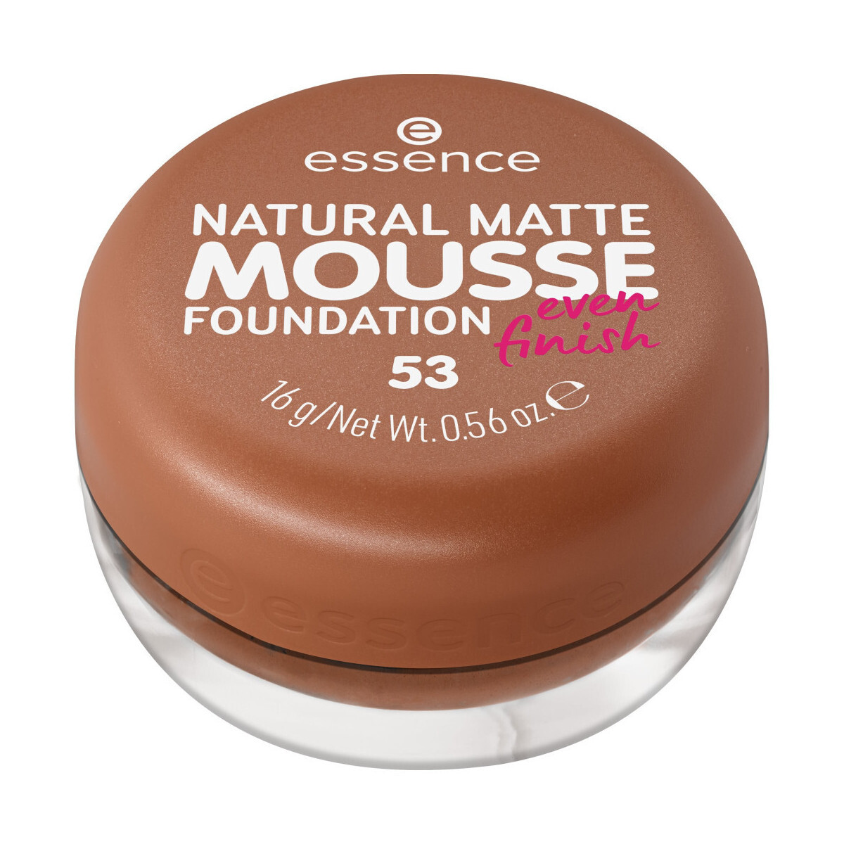 Essence  Natural Matte M0usse Foundation - 53  Hnědá