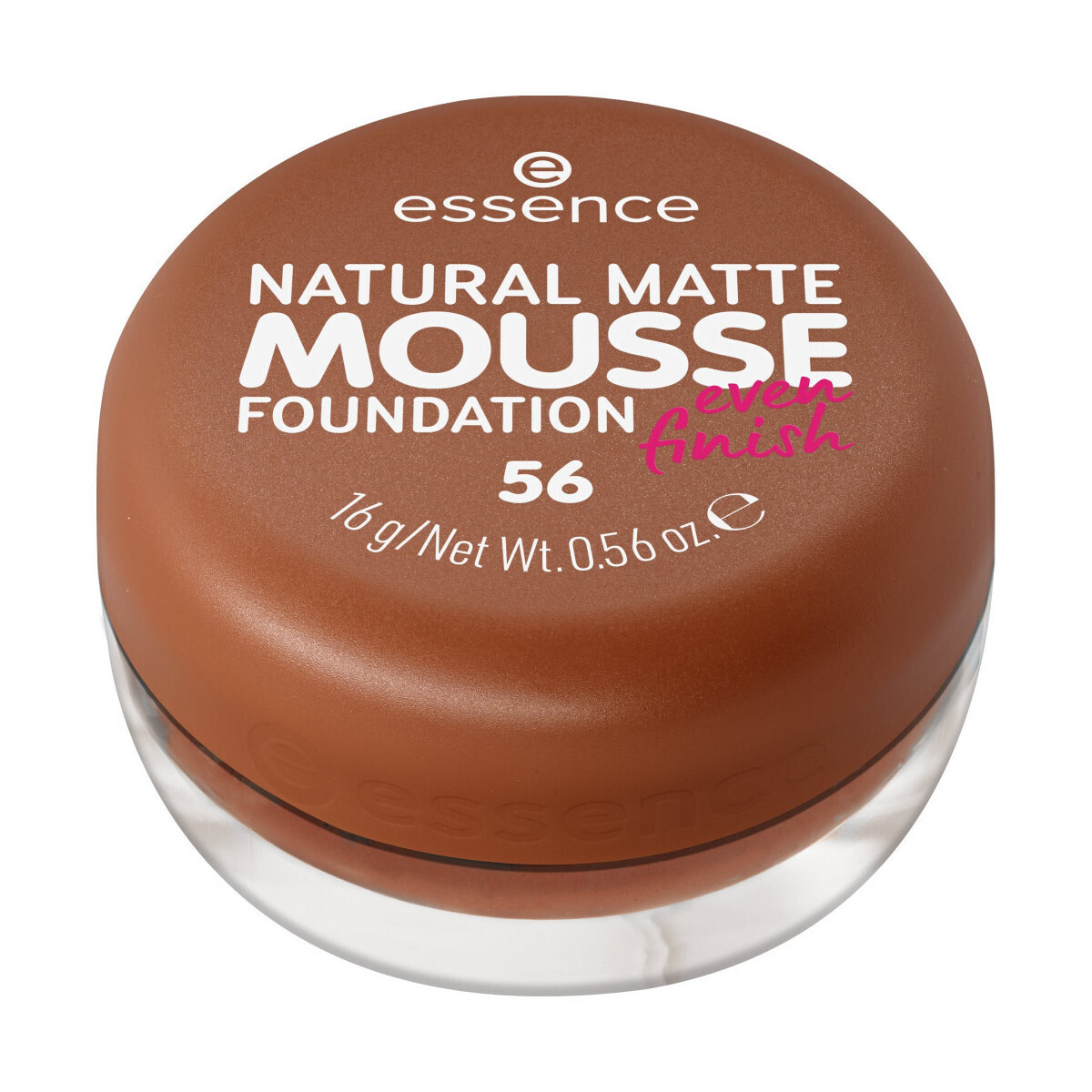 Essence  Natural Matte M0usse Foundation - 56  Hnědá