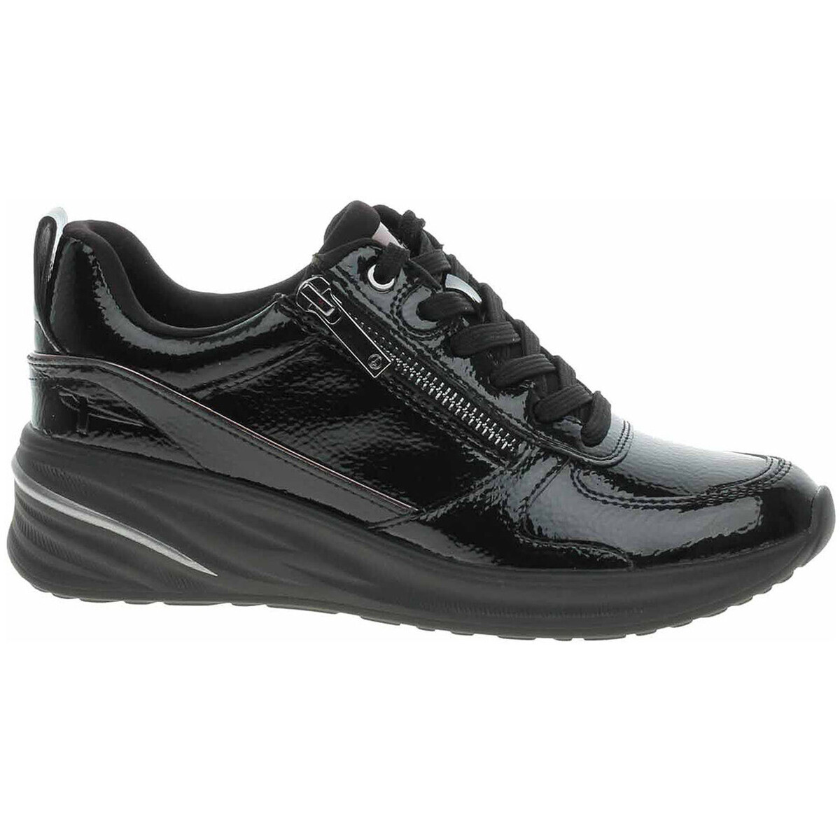 Tamaris  Dámské polobotky  1-23754-45 black patent  Černá