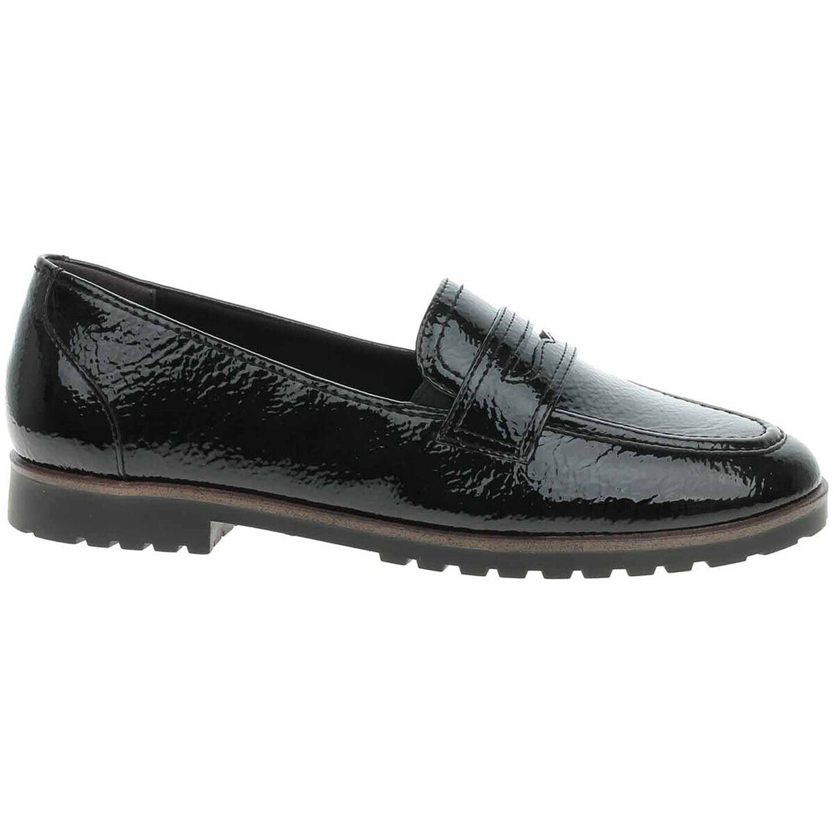 Tamaris  Dámské mokasiny  1-24239-42 black patent  Černá