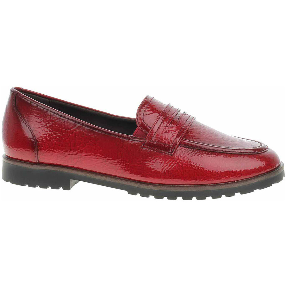 Tamaris  Dámské mokasiny  1-24239-42 red patent  Červená