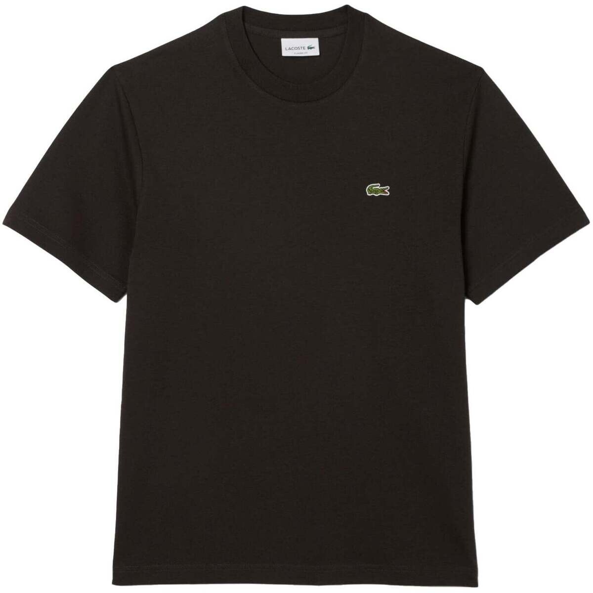 Lacoste  Classic Fit Cotton T-Shirt Dark Brown  Hnědá