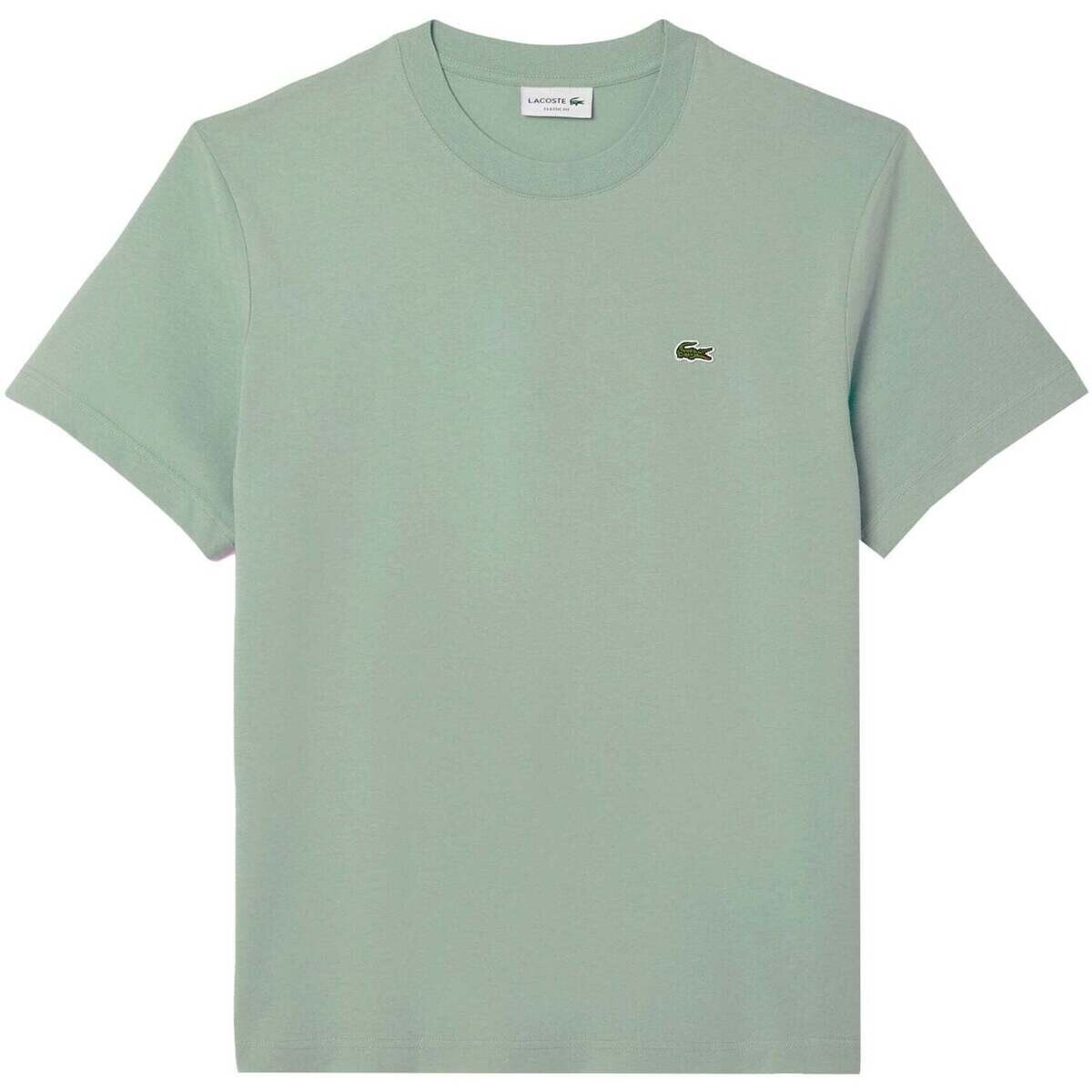 Lacoste  Classic Fit Cotton T-Shirt Pastel Green  Zelená