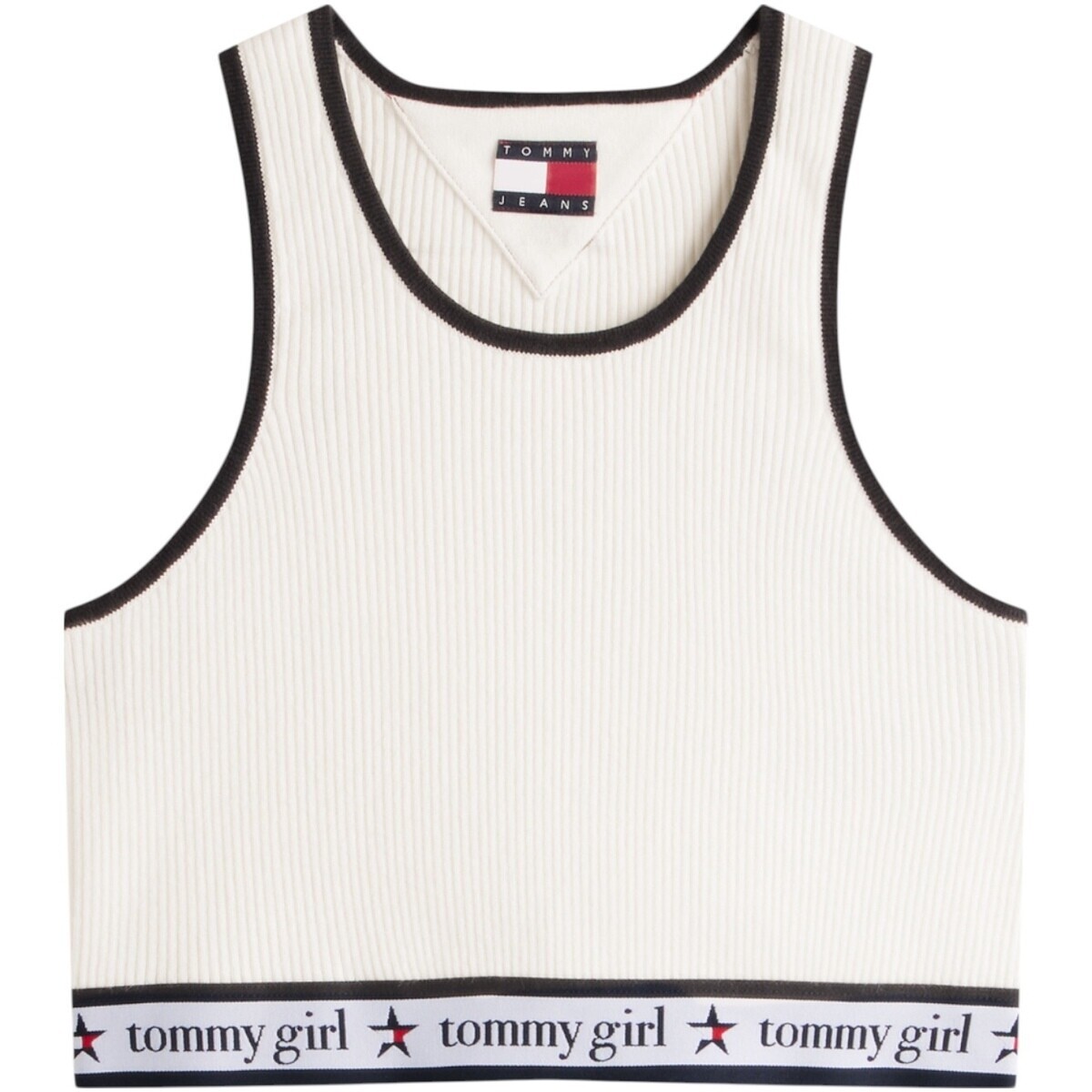 Tommy Hilfiger  TOMMY GIRL KNITTED T DW0DW21438  Bílá